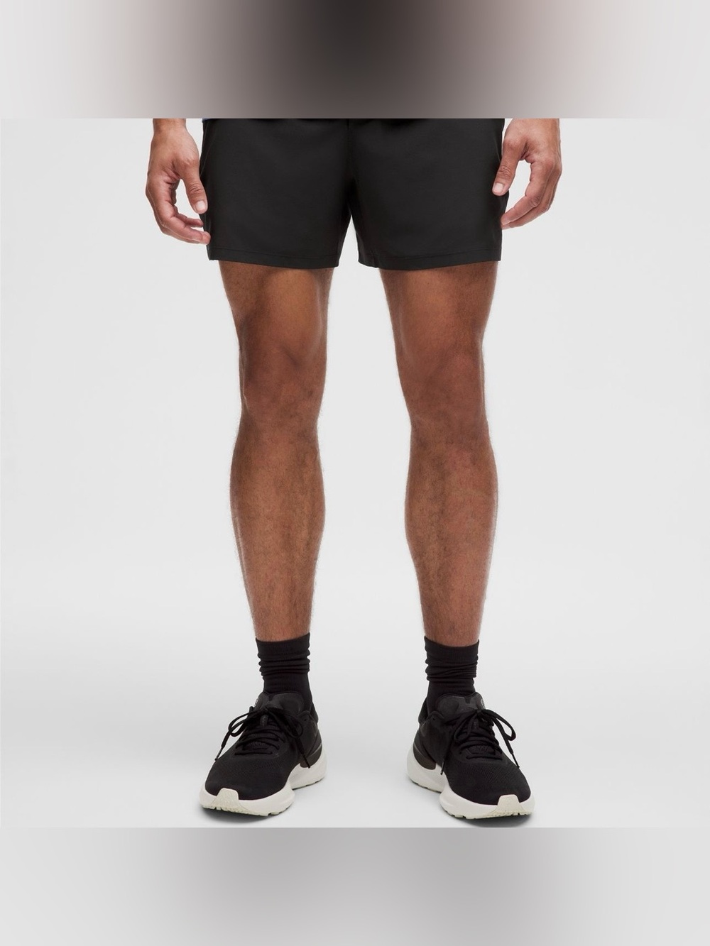 LULULEMON Lined Pace Breaker Short 5" in BLACK